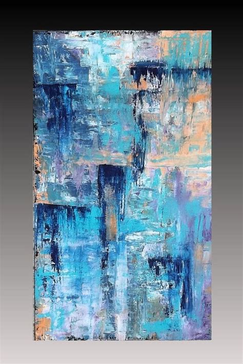Original Abstract Art Acrylic Painting Modern Palette