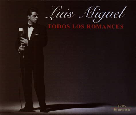 Luis Miguel Todos Los Romances 1997 Cd Discogs