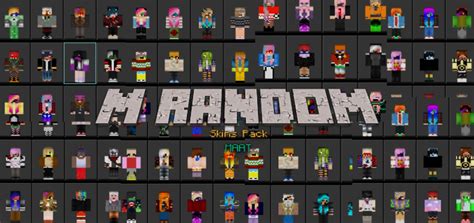 M Random Skins Pack 136 New Skins Mc Skin Packs