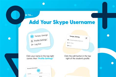 how to add your skype username my music staff resources
