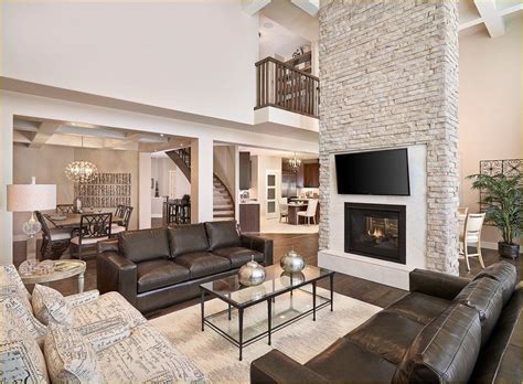 Modern farmhouse exteriors a modern farmhouse exterior is frequently an ideal mix of modern and conventional elements. modern farmhouse living room with leather sofa 21 in 2020 ...
