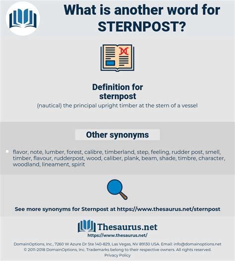 Sternpost 24 Synonyms
