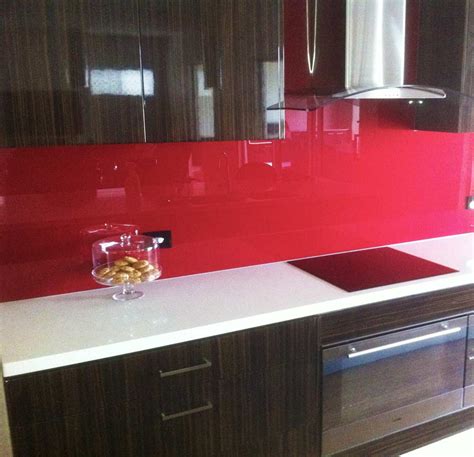 I Love The Bright Red Color Of This Splashback Buying A New Splashback