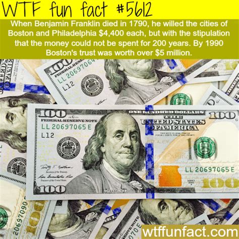 Benjamin Franklin The Money Man Wtf Fun Facts