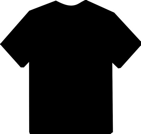 SVG > blank shirt template t - Free SVG Image & Icon. | SVG Silh