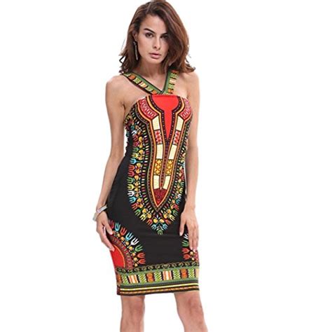 Franterd Women Mini Dress Traditional African Print Dashiki Bodycon Sexy Sleeveless Jumpsuits