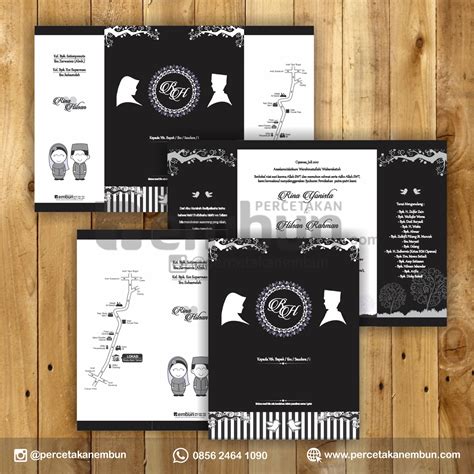 49 undangan walimatul ursy frame undangan background. undangan hitam putih murah meriah percetakan embun dot com ...