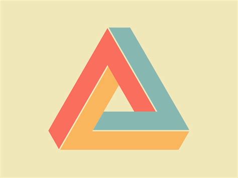 Penrose Triangle | Penrose triangle, Triangle art, Pixel design
