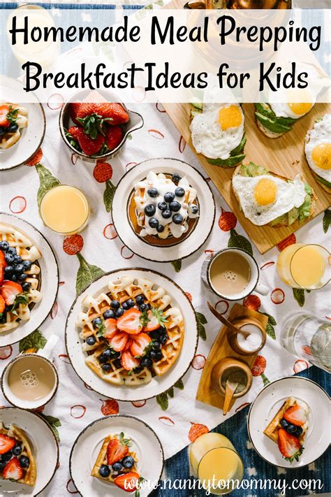Homemade Meal Prepping Breakfast Ideas for Kids in 2020 ...
