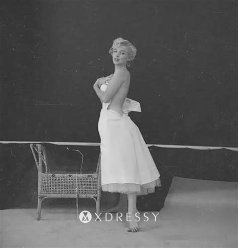 Marilyn Monroe Sexy White Satin Tulle Party Dress Xdressy