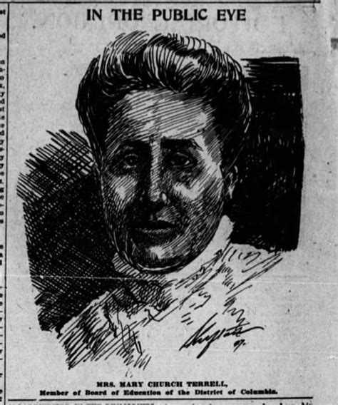 Mary Church Terrell Terrell Age Male Sketch