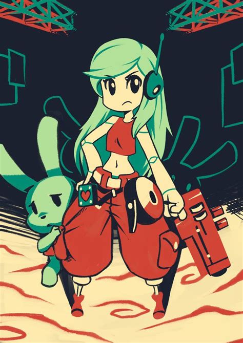 Another One Curly Brace From Cave Story Greenhaired Because Of The