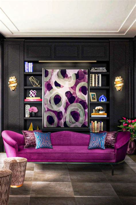 Colorful And Purple Living Room Design Ideas In This Year
