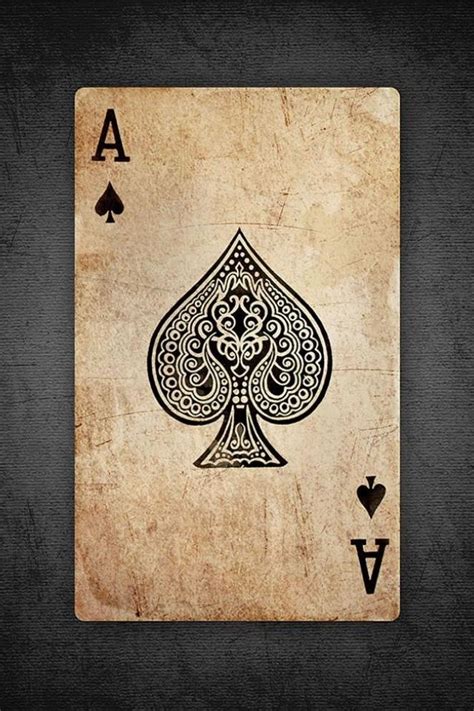Cool Iphone Wallpapers Ace Of Spades Card