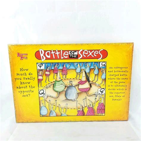 Battle Of The Sexes Board Game 1997 Sealed New Vintage Couples Wedding