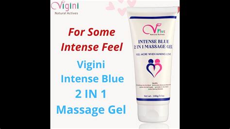 Vigini Cool Blue Sexual Lubricant Lube Long Lasting Pleasure Increase Time Water Based