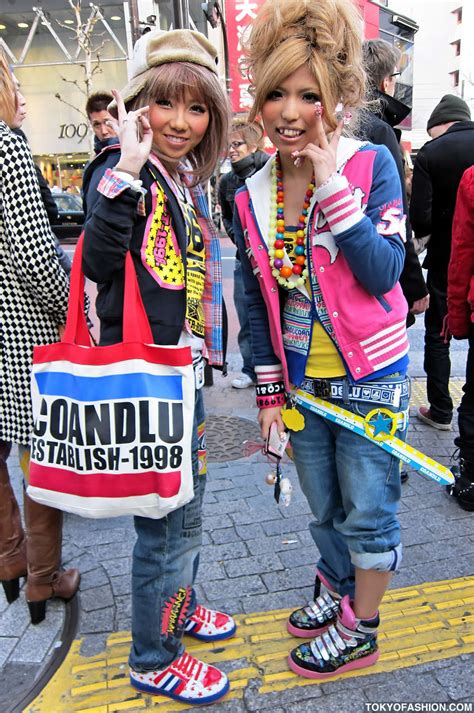 One Piece Nail Art And Cute Japanese Girls In Shibuya Japanese Street Fashion Photo 16408013