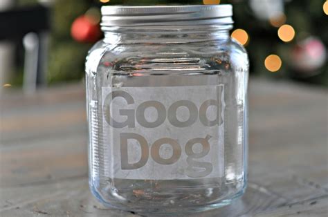 DIY Dog Treat Jar {Dare to DIY} | Dog treat jar, Treat jars, Diy dog treats