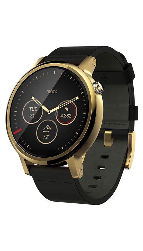 The moto360 2nd generation has. Motorola Moto 360 46mm (2nd gen) Gold buy smartwatch ...