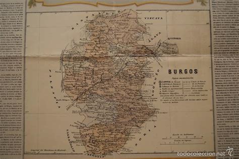 Mapa Provincia De Burgos Con Imagen Y Descripci Comprar Cartografía