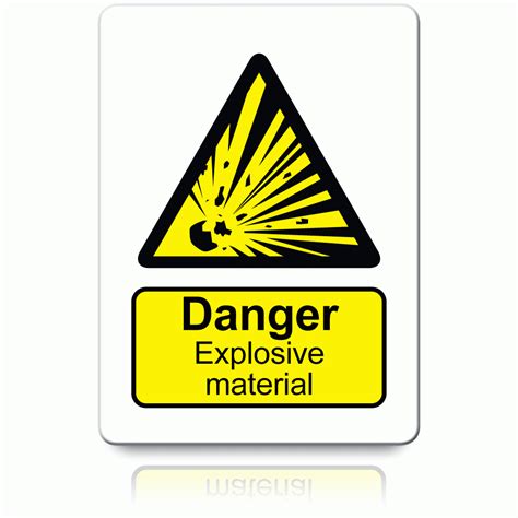 Buy Danger Explosive Material Labels Danger And Warning Stickers