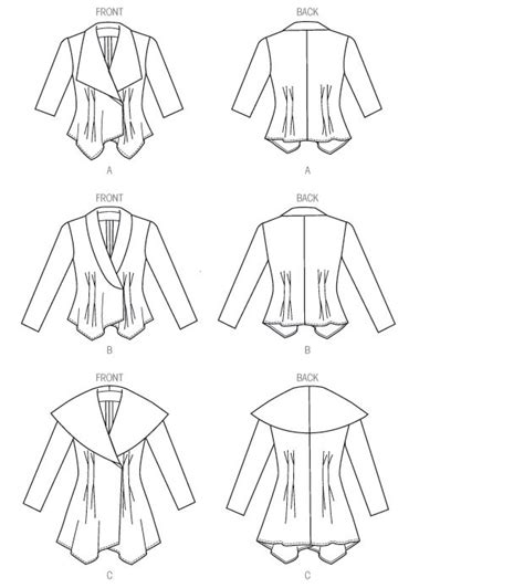1000 images about sewing pattern women coats and vests patrons couture femme vestes et