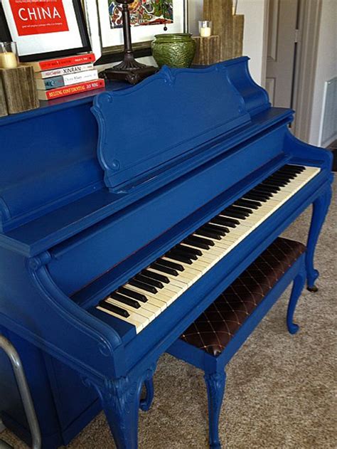 Diy Painted Piano Annie Sloan Chalk Paintdont Think The Hubby Would