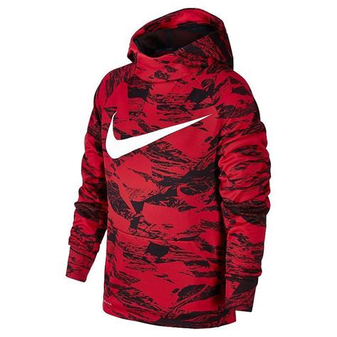 Boys 8 20 Nike Therma Marbled Hoodie Boys Hoodies Hoodies Red Nike