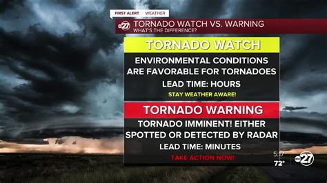 Tornado watch on wn network delivers the latest videos and editable pages for news & events, including entertainment, music, sports, science and more, sign up and share your playlists. Knowing the difference: Tornado warning v.s. tornado watch
