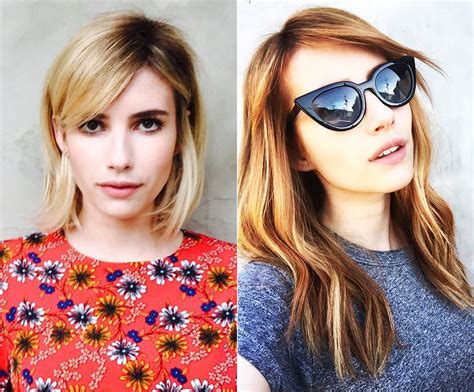 Emma Roberts Gets A Desert Rose Hair Makeover In Time For Coachella