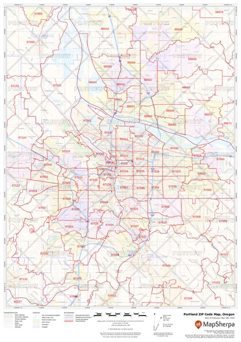 Map Of Zip Codes In Portland Oregon World Map