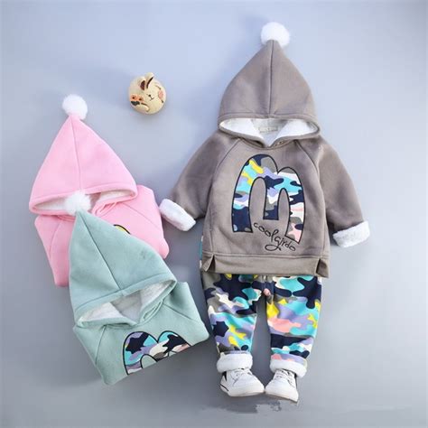 Bbibcola Baby Girls Spring Autumn Clothing Set Toddler Coatpants 2pcs