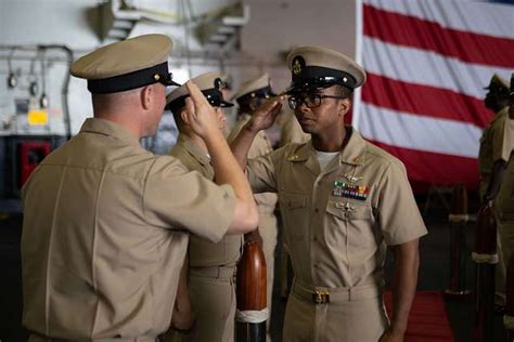 Us Navy Command Master Chief Benjamin Rushing Left Picryl Public