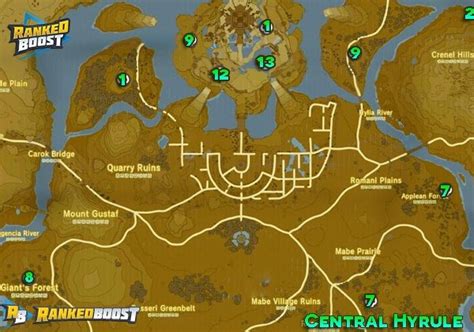 All Hinox Locations Map