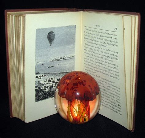 1899 Rare Victorian Book Jules Verne Five Weeks In A Balloon