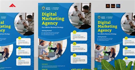 Digital Marketing Agency Flyer By Afahmy On Envato Elements