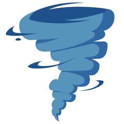 Tornado In Cartoon Style 4947584 Vector Art At Vecteezy