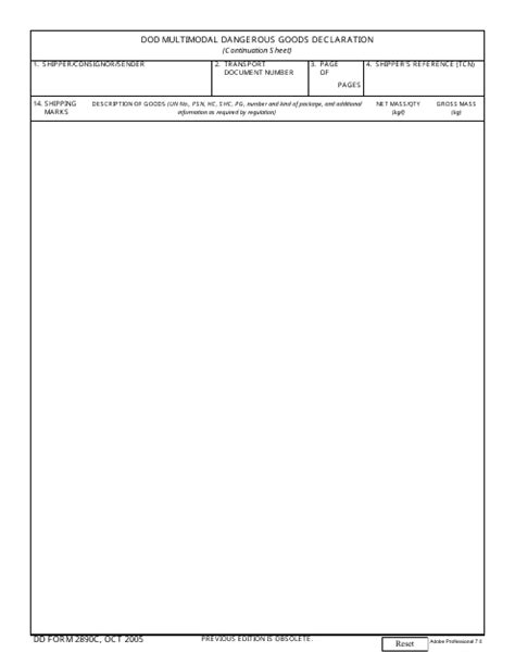 Dd Form 2890c Fill Out Sign Online And Download Fillable Pdf
