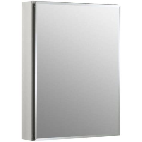 A recessed bathroom medicine cabinet does a great job of giving your bathroom an organized look. KOHLER 20 in. W x 26 in. H Recessed Medicine Cabinet-K-CB ...