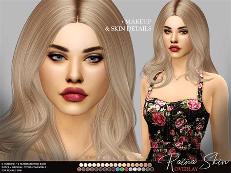 The Sims Resource Raina Skin Overlay Female