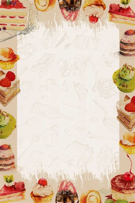 delicious bread bakery promotion poster cake wallpaper dessert shop
