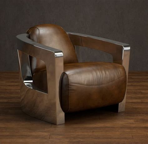 100% free high quality 3d models of furniture eg: Classic luxurious leather chair 3d model 3dsmax files free ...