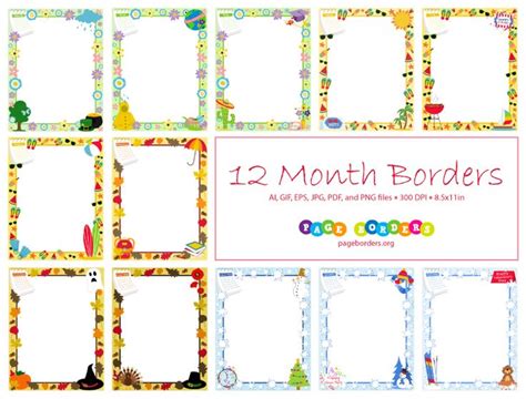 Pin By Muse Printables On Page Borders And Border Clip Art Free