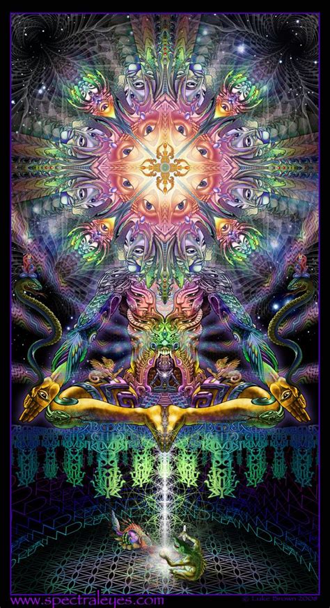 Luke Brown Alpha Centauri Alex Grey Psychedelic Art Psy Art Tatoo