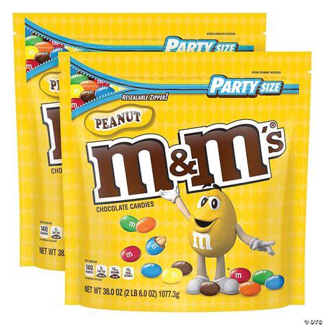 Mandms Party Bag Peanut 38 Oz 2 Pack Oriental Trading
