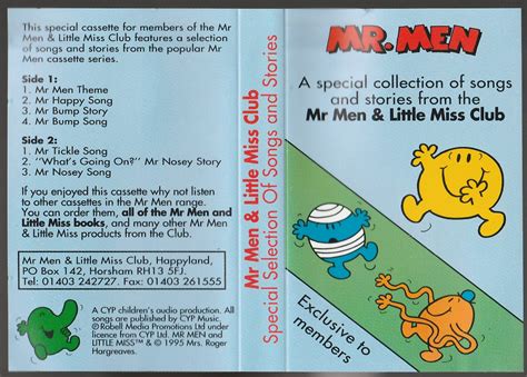Mr Men And Little Miss Club Special Selection Of Songs And Stories Cassette Mr Men Wiki
