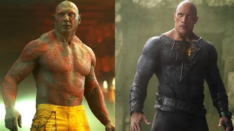 Dave Bautista And Dwayne Johnson Are United In The Strangeness Of Their