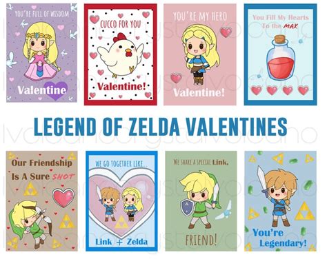 Legend Of Zelda Popup Valentine Etsy