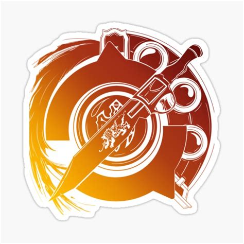 Ffxiv Gunbreaker Job Symbol Sticker For Sale By Blimmmmaaaa Redbubble