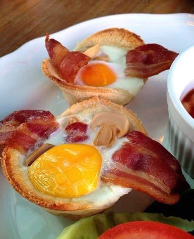 Bacon Egg Toast Cups By Yvonne Cheong